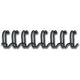 Fellowes pack 100 binding combs black 53273
