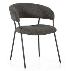 Vergaderstoel euroseats 552223 antraciet stof