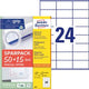 Etiketten avery zweckform wit
