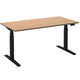 Zit-sta-bureau ceha ade2plhl128q9005be beuken melamine, metaal
