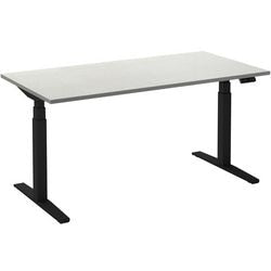 Zit-sta-bureau ceha ade2plme188q9005w wit melamine, metaal