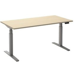 Zit-sta-bureau ceha ade2plhl148q9006ah esdoorn melamine, metaal