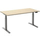 Zit-sta-bureau ceha ade2plhl188q9006ah esdoorn melamine, metaal