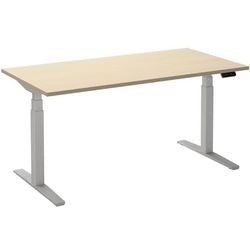 Zit-sta-bureau ceha ade2plhl188q9016ah esdoorn melamine, metaal