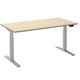 Zit-sta-bureau ceha ade2plhl189q9016ah esdoorn melamine, metaal