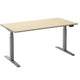 Zit-sta-bureau ceha ade2plhl208q9006ah esdoorn melamine, metaal