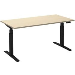 Zit-sta-bureau ceha ade2plme189q9005ah esdoorn melamine, metaal