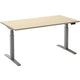 Zit-sta-bureau ceha ade2plme208q9006ah esdoorn melamine, metaal