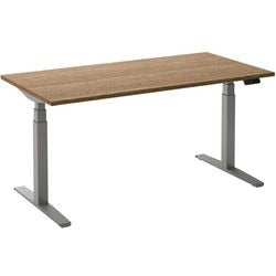 Zit-sta-bureau ceha ade2plme128q9006ret eiken tabak melamine, metaal
