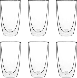 Viva - glass double walled 490 ml set of 6 pieces
