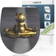 Schütte wc-bril 82581 relaxing frog - high gloss - duroplast - soft close - afklikbaar - rvs-scharnieren - belastbaar tot 175 kg - decor - 1-zijdige print