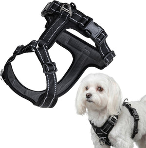 Peluvio mate – hondentuig met reflectie - maat xs – duurzaam nylon – ergonomisch guard tuig – antiroest gespen – sneldrogend weerbestendig – comfort controle voor actieve honden