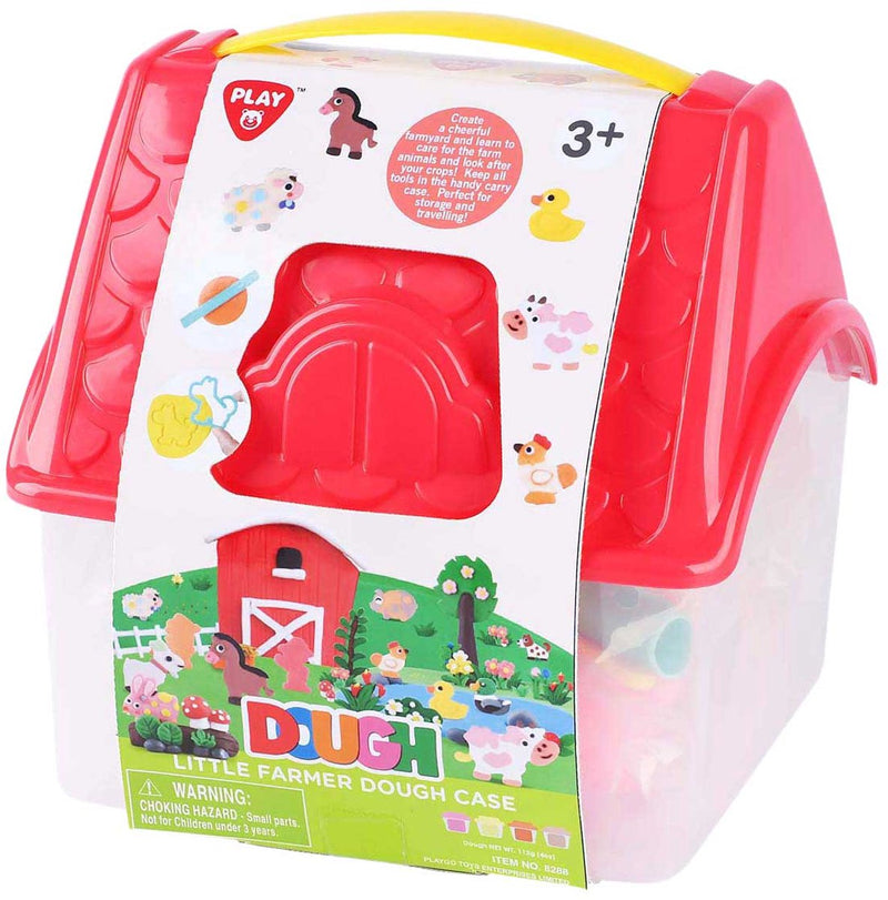 Afbeelding laden in galerijviewer, Playgo boerderij kleiset - creatieve klei speelset voor kinderen.
