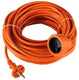 Blow tuinverlengkabel oranje - 30 meter - pvc - 2x1.5mm² - h05vv-f2 - niet geaard - ip20