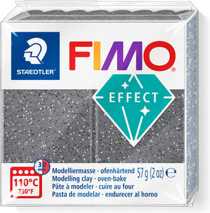Fimo effect ovenhardende boetseerklei standaard blokje 57 g - stone graniet