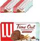 Lu time out granenbiscuits koekjes naturel met chocolade - doos 14 x 171g - granen - koek voor onderweg - koffie - thee - werk - voorraad