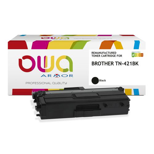 Tonercartridge owa tn-421bk zwart 3000p