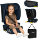 Lionelo orin autostoel isofix - opvouwbaar autostoeltje 100-150 cm (3,5-12 jaar 15 tot 36 kg groep 2 3) – 14-standen hoofdsteun – 4-standen rugleuning – licht compact – inclusief bekerhouder transporttas – kinderzitje i-size reis