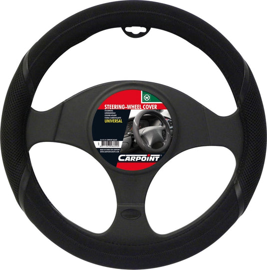 Carpoint stuurhoes auto comfort - zwart - voor sturen met een diameter van 37-39 cm