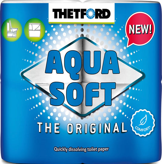 Thetford - aqua soft toiletpapier - 4 rollen