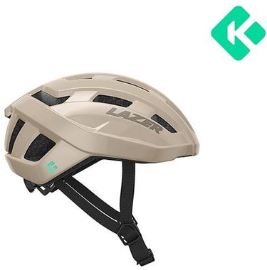 Lazer tempo kineticore fietshelm e-bike helm latte