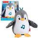 Fisher-price flap wobble penguin - 20 cm hoog - interactieve knuffel