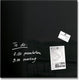 Sigel glasmagneetbord - artverum - 48x48cm - zwart - si-gl110