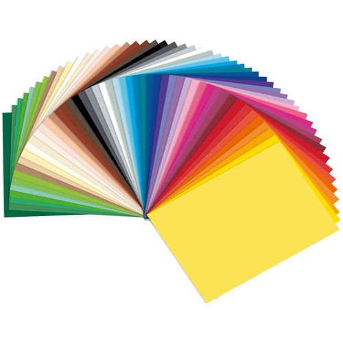 Gekleurd papier folia 6725 50 99 papier kleurenassortiment
