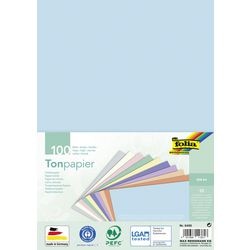 Gekleurd papier folia 6495 papier kleurenassortiment