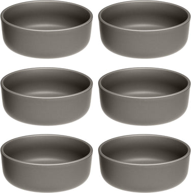 Leonardo roma schaal 16cm taupe - set 6