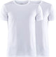 Craft core dry tee multi 2-pack m heren thermoshirt - wit