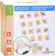 Marionette memospel tegenstelling hout, 20dlg.