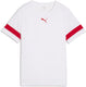 Puma individualrise jersey jr jongens sportshirt - white- red