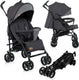Lionelo irma - buggy - wandelwagen - duurzame en lichte 7kg kinderwagen - geschikt voor kinderen tot 15 kg - geveerde wielen - 360° - van 6 maanden tot 5 jaar - opbergmand - verstelbare handgreep - snel inklapsysteem - compact formaat - muskietennet