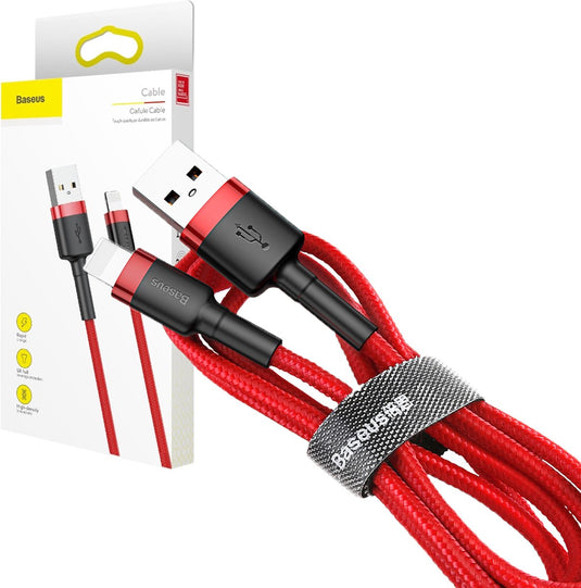 Baseus usb bliksem kabel usb-bliksemkabel iphone 5 6-s 7 8 0,5 m -kwaliteit