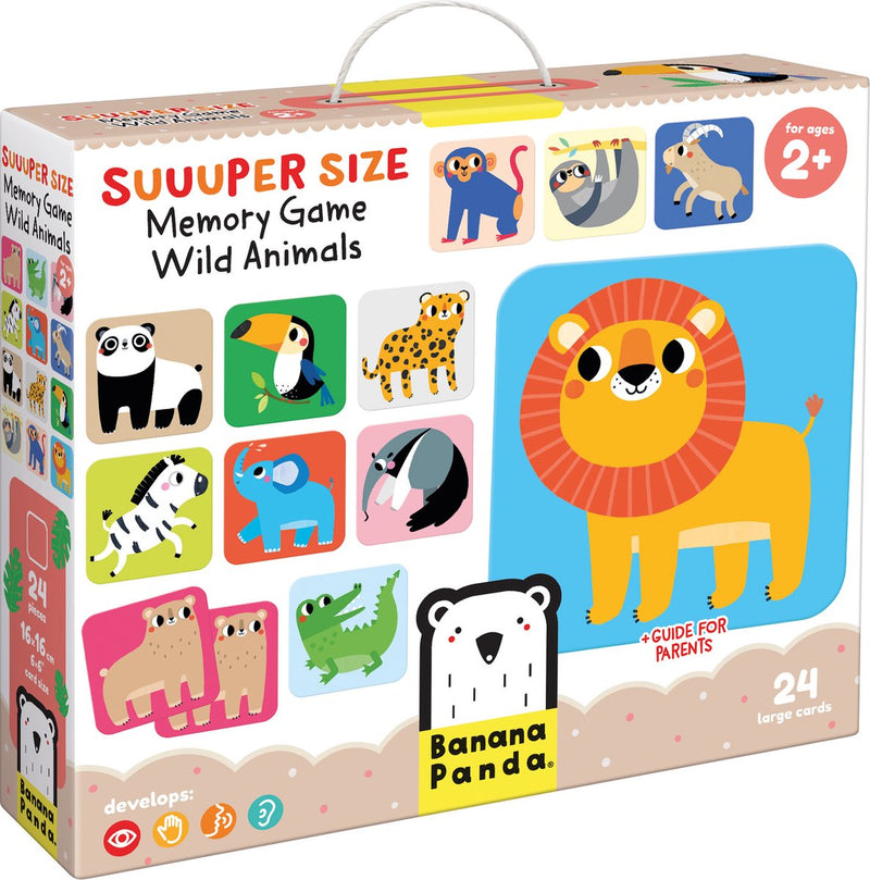 Afbeelding laden in galerijviewer, Banana panda suuuper size memory spel wilde dieren 2+
