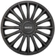 wieldoppen Torino 16 inch ABS zwart set van 4