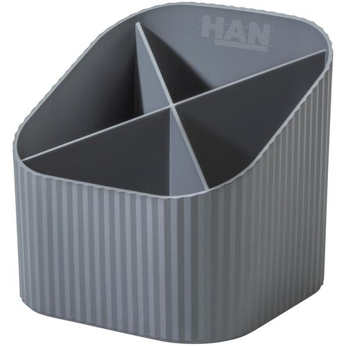 Pennenpot han 17248-18 pp (polypropeen) grijs