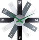 Nextime plexi – design wandklok – 40 cm – acryl – zwart – stil