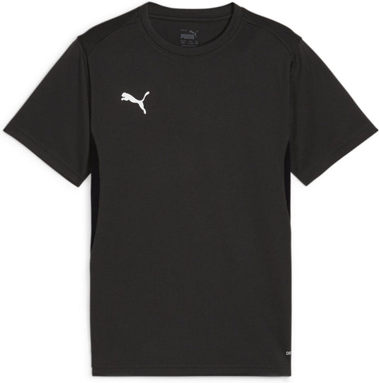 Puma teamgoal jersey jr jongens sportshirt - black- white-flat dark gray