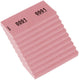 Kangaro nummerblok - 42x105mm - 70 grams - nummers 1-1000 - roze - k-701115