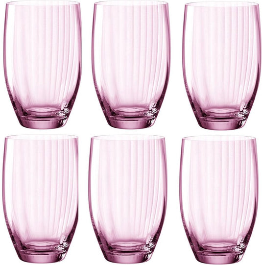 Leonardo poesia longdrinkglas 460ml rosé - set 6
