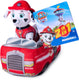 Paw patrol - marshall 2-in-1 pluchen voertuig - knuffel van 15,2 cm met pluchen brandweerwagen van 20,3 cm - knuffels