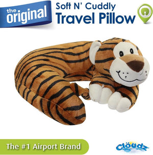 Clöudz plush cloudz plush kinder nekkussen tiger