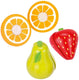 Goki houten blender met fruit, 7dlg.