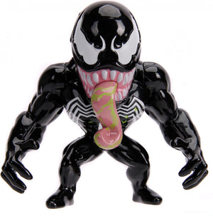 Marvel jada speelfiguur venom 10 cm die-cast zwart wit