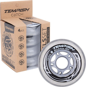 Tempish - catch 82a wielen - 80 mm - 4 stuks - grip duurzaamheid voor recreatieve skaters