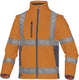Delta plus hi-vis softshell jas stretch 2in1 moonlight - fluor oranje | geel - xl