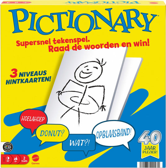 Mattel games pictionary - bordspel - nederlandse editie
