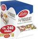 Lonka nougat melkchocolade peanut - per stuk verpakt - box a 2,57kg